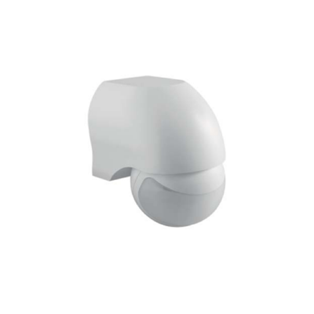 Датчик руху (накладний) GTV CR-CR1100-00 , max.1200W, IP20, 180*, R 2-8м, білий