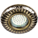 Вбудований світильник Feron DL6047 під лампу античне золото