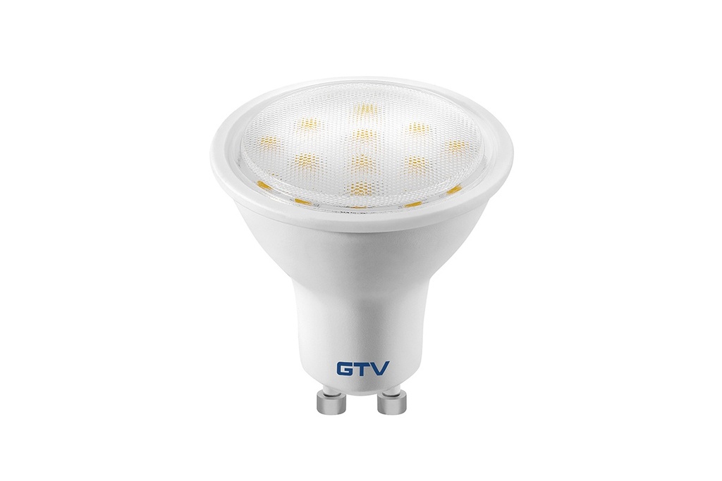 Лампа GTV LED SMD 2835, 3000K, GU10, 3W, 230V (LD-NGU10P-3W)