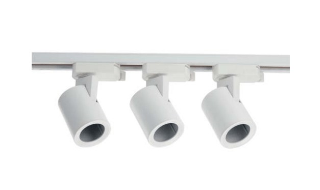Світильник трековий GTV TRAX, 3 контактне кріплення, 3xGU10, 1-фазна доріжка, білий