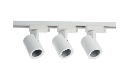 Світильник трековий GTV TRAX, 3 контактне кріплення, 3xGU10, 1-фазна доріжка, білий