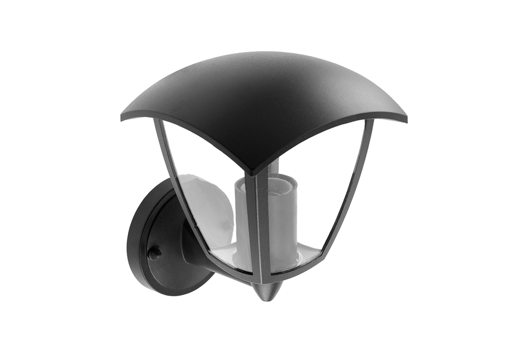 Світильник садовий GTV MARINA-AU, E27, max.20W, IP54, бра, чорне