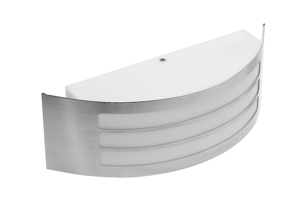 Світильник настінний GTV Astrit E27, max.14W, IP54, сірий