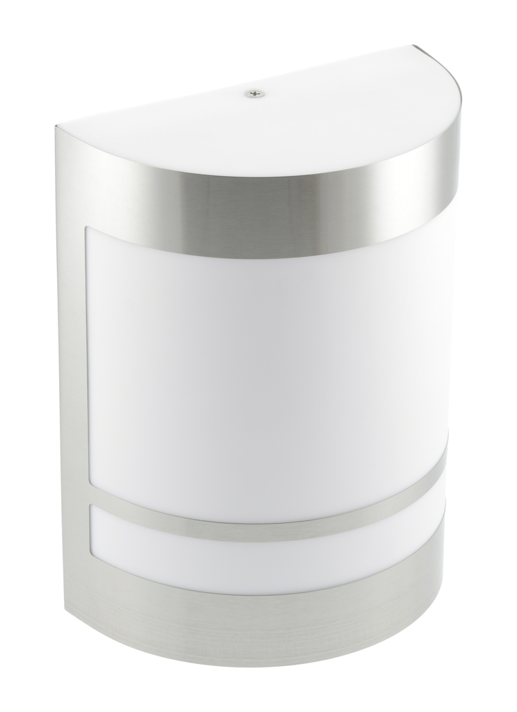 Світильник вуличний настінний фасадний GTV ESO, E27, max.11W, IP54, срібний (OS-ESOE2711-80)