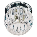 Вбудований світильник Feron JD93 під лампу прозорий матовий хром