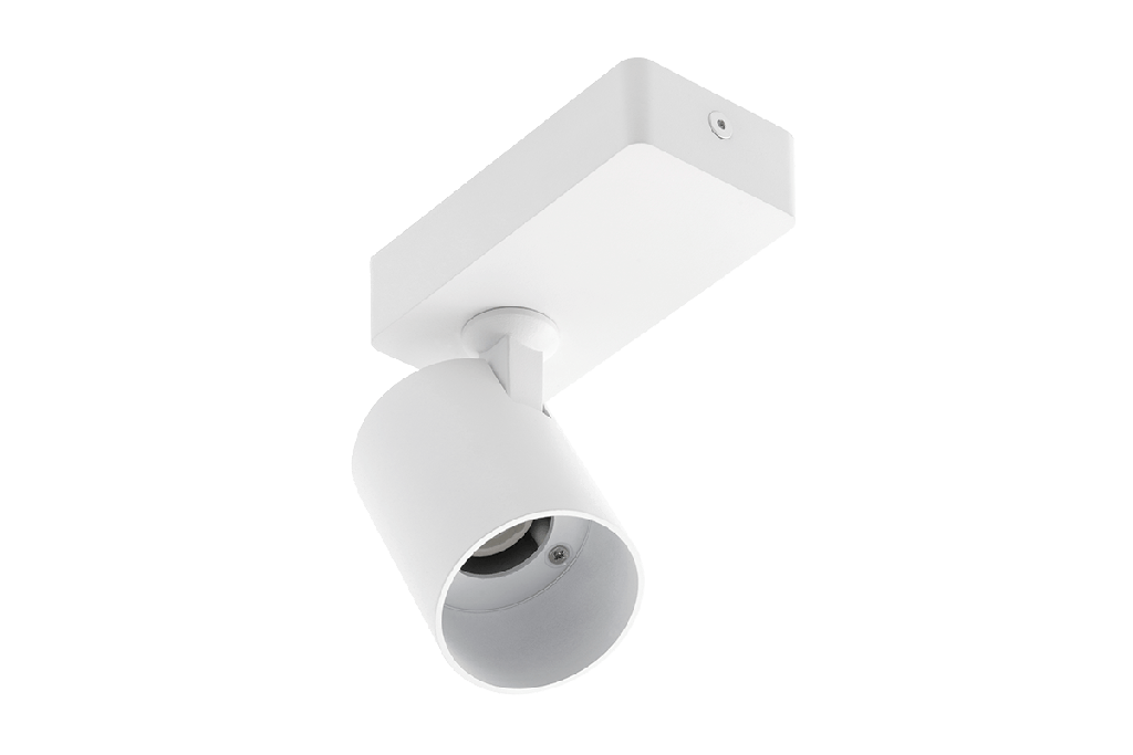 Світильник GTV SANTO, алюміній, IP20, max.20W, одинарний, круглий, білий (OS-SAN20WOK1-10)