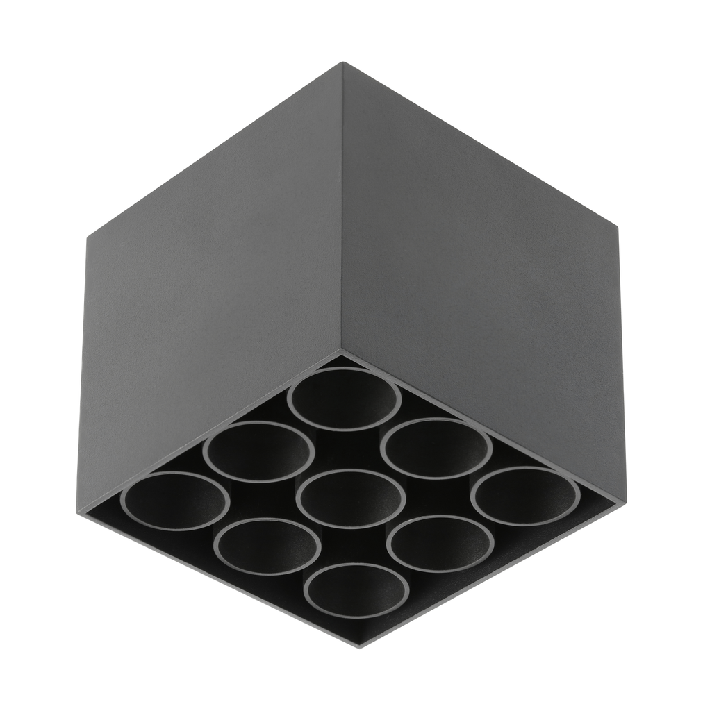 Світильник 20W LED GTV ARTEMIDA 3 роки гарантії, IP20, 4000K, 38°, квадрат, чорний (LD-ATM20WCK-NB)