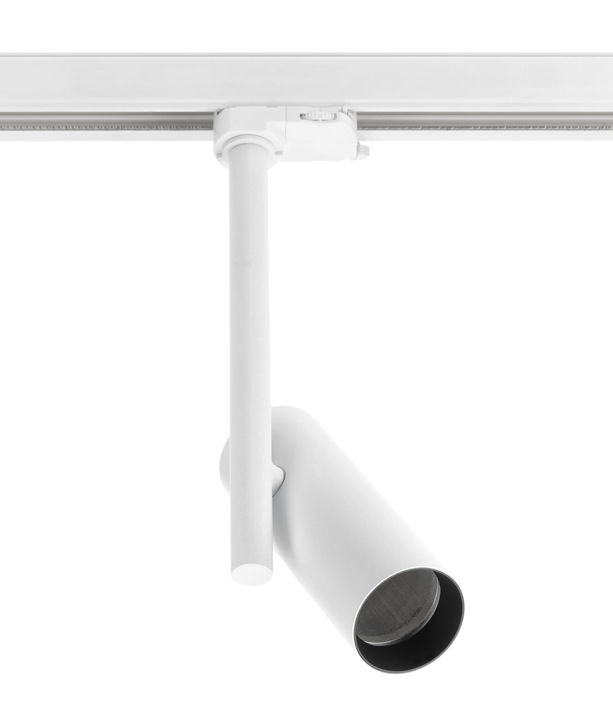 Світильник трековий GTV GROSSO, GU10, max.20W, IP20, круглий, білий (XLD-GRSGU10OB-NB)