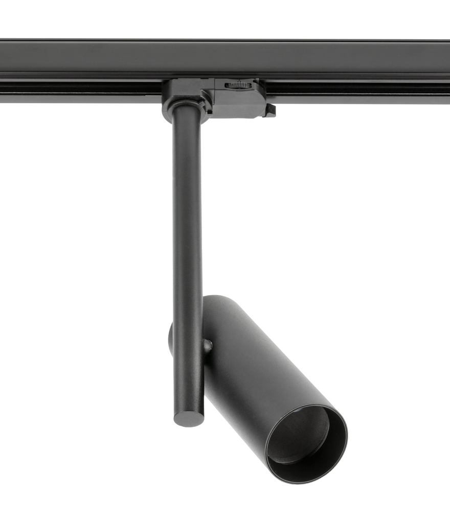 Світильник трековий GTV GROSSO, GU10, max.20W, IP20, круглий, чорний (XLD-GRSGU10OC-NB)