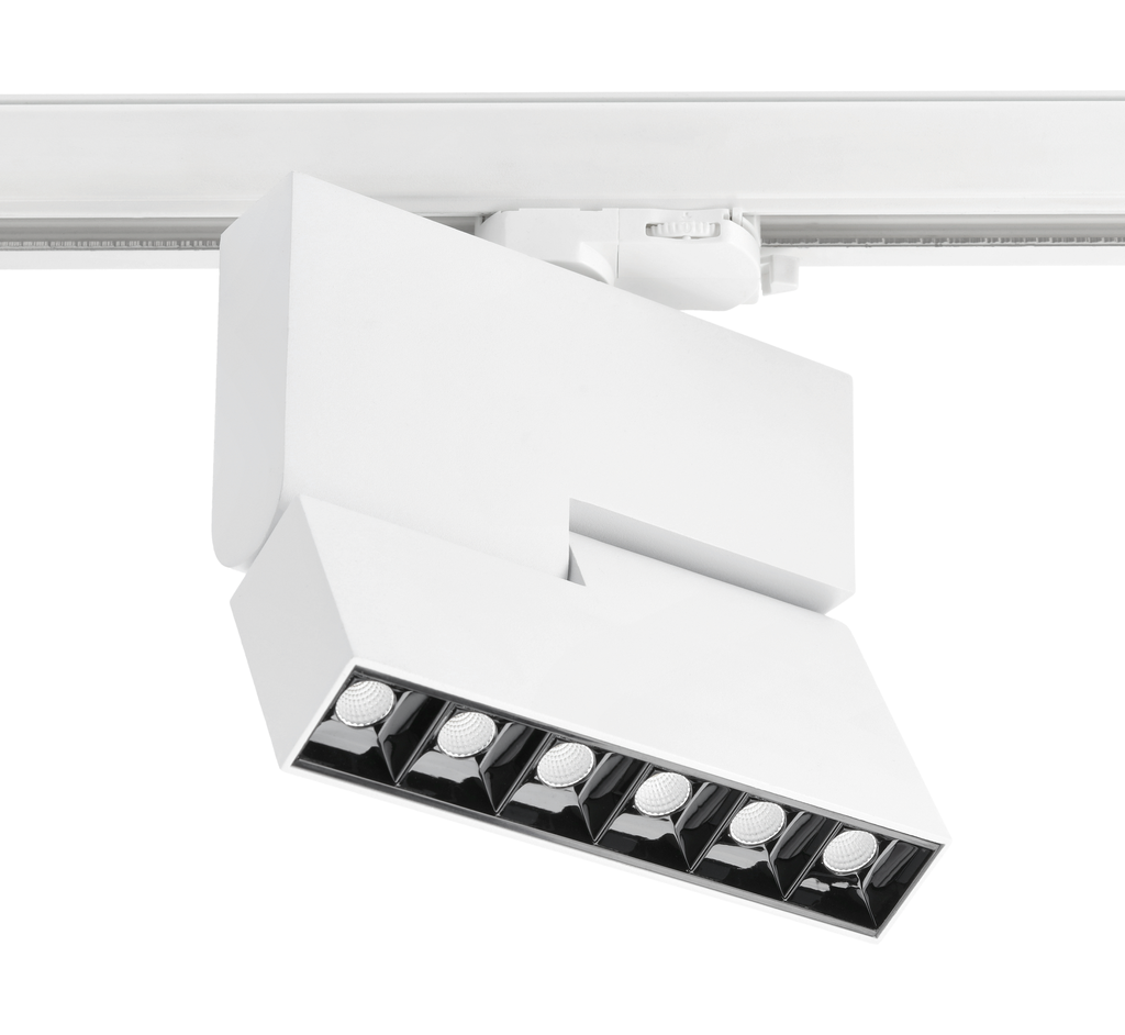 Світильник трековий LED GTV SIERRA, 18W, IP20, 4000K, 48°, білий (XLD-SRA18WB-NB)