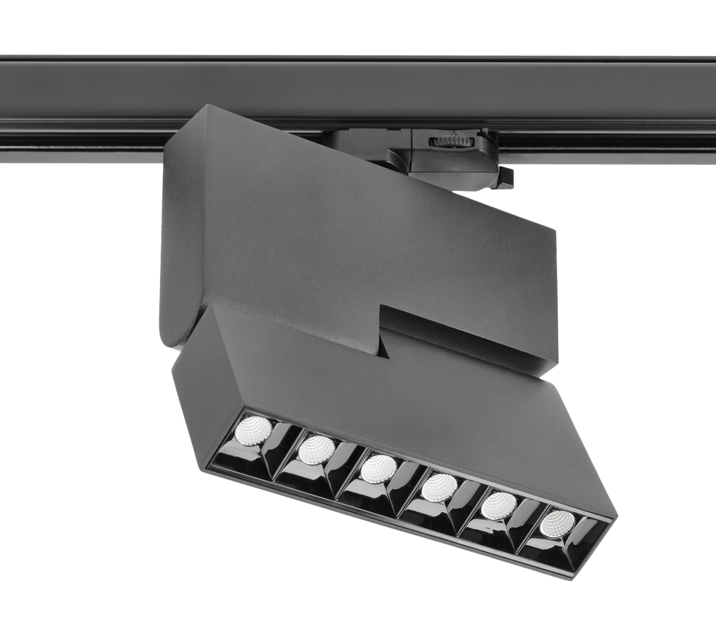 Світильник трековий LED GTV SIERRA, 18W, IP20, 4000K, 48°, чорний (XLD-SRA18WC-NB)