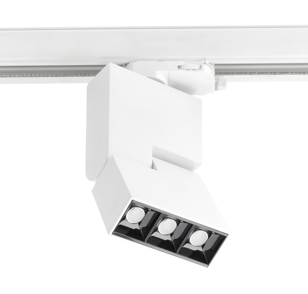 Світильник трековий LED GTV SIERRA, 8W, IP20, 4000K, 48°, білий (XLD-SRA08WB-NB)