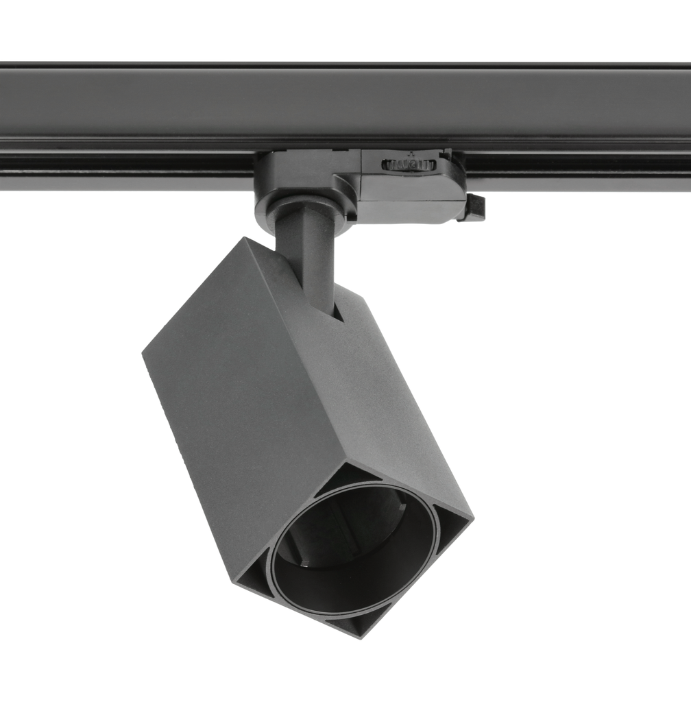 Світильник трековий GTV LIMA, GU10, max.20W, IP20, квадрат, чорний (XLD-LMAGU10KC-NB)