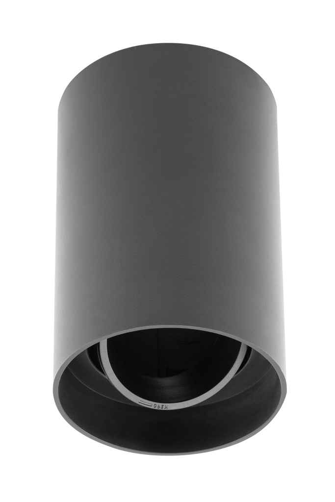 Світильник GTV RESTO, 80x125mm, IP20, max.20W, круглий, чорний (пластик) (OS-RST80125OK1-00)