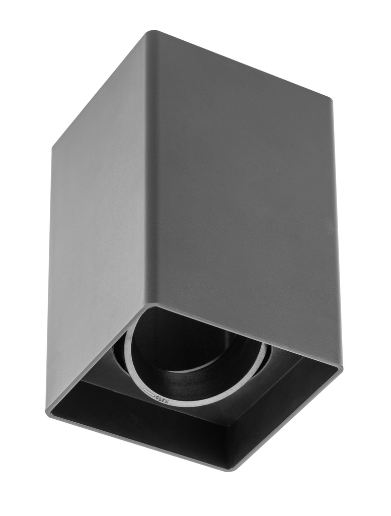 Світильник GTV RESTO, 80x80x125mm, IP20, max.20W, квадрат, чорний (пластик) (OS-RST8080KW1-00)