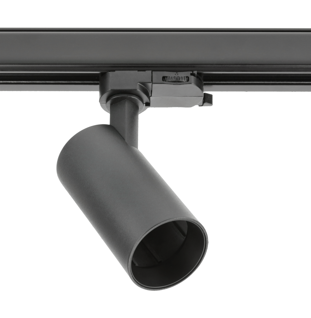 Світильник трековий GTV LIMA, GU10, max.20W, IP20, круглий, чорний(XLD-LMAGU10OC-NB)