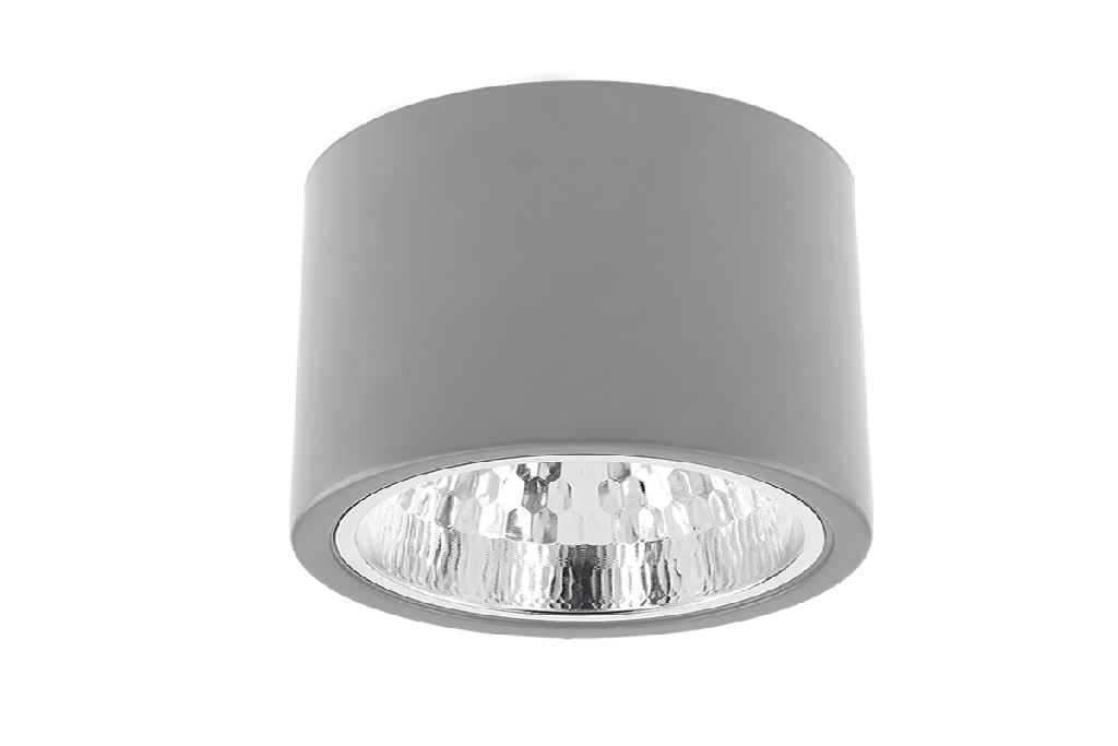 Світильник GTV DRAGO, max 60W, E27, IP20, d172мм, сірий (OS-DRAGO18-80)