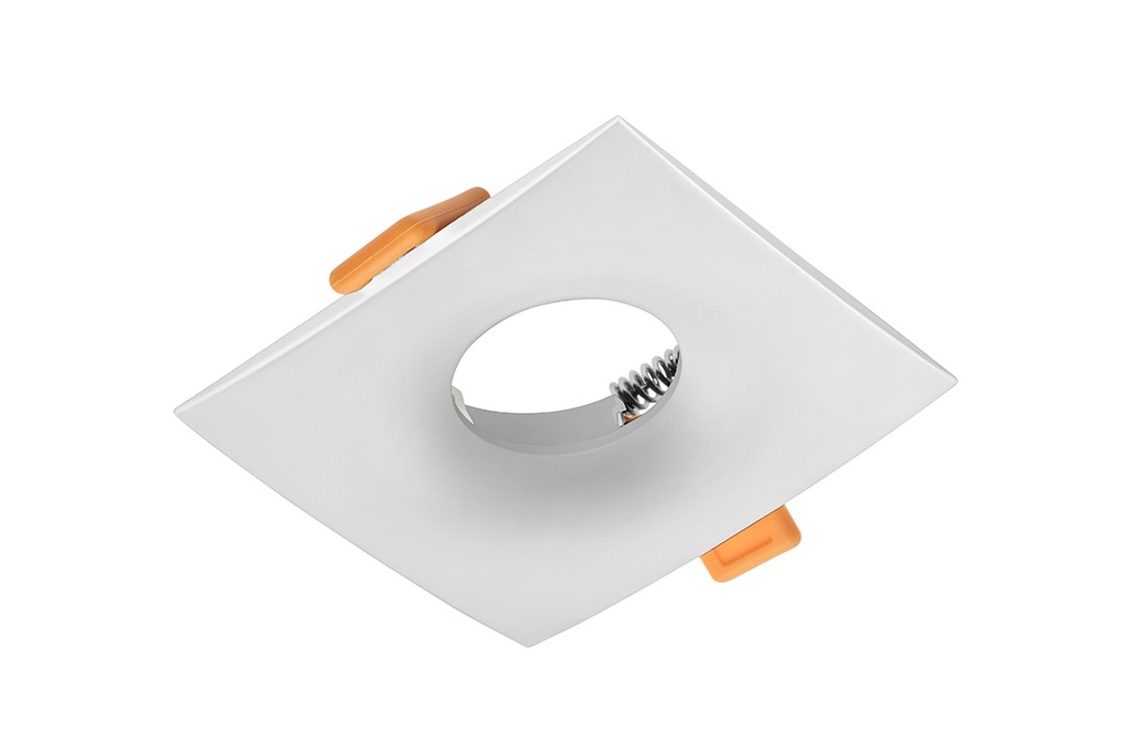 Світильник врізний точковий GTV AURORA, IP20, квадратний, білий