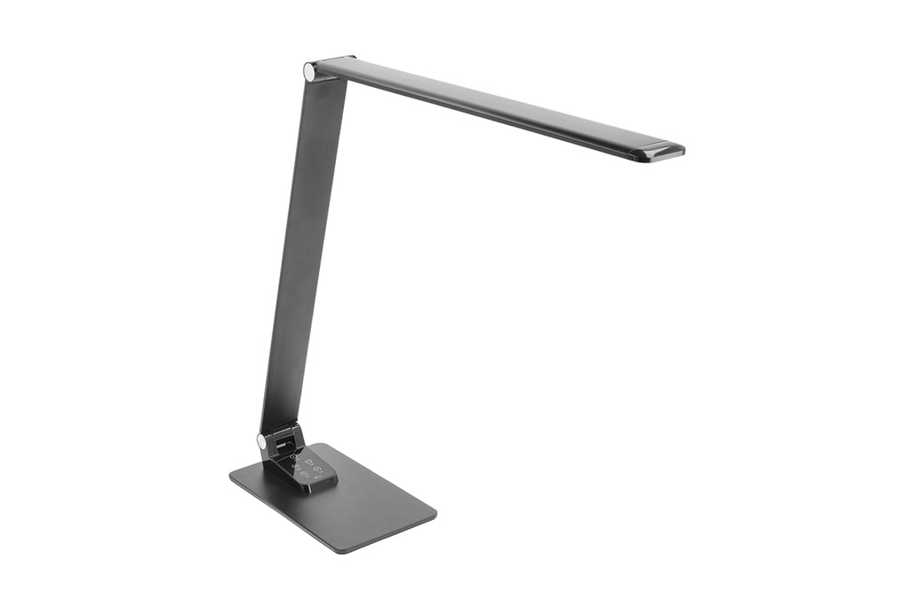 Настільна лампа GTV Loneos, 12W, 3-CCT, USB, Чорна, працює від power bank (LB-LON12W-10-DEC)