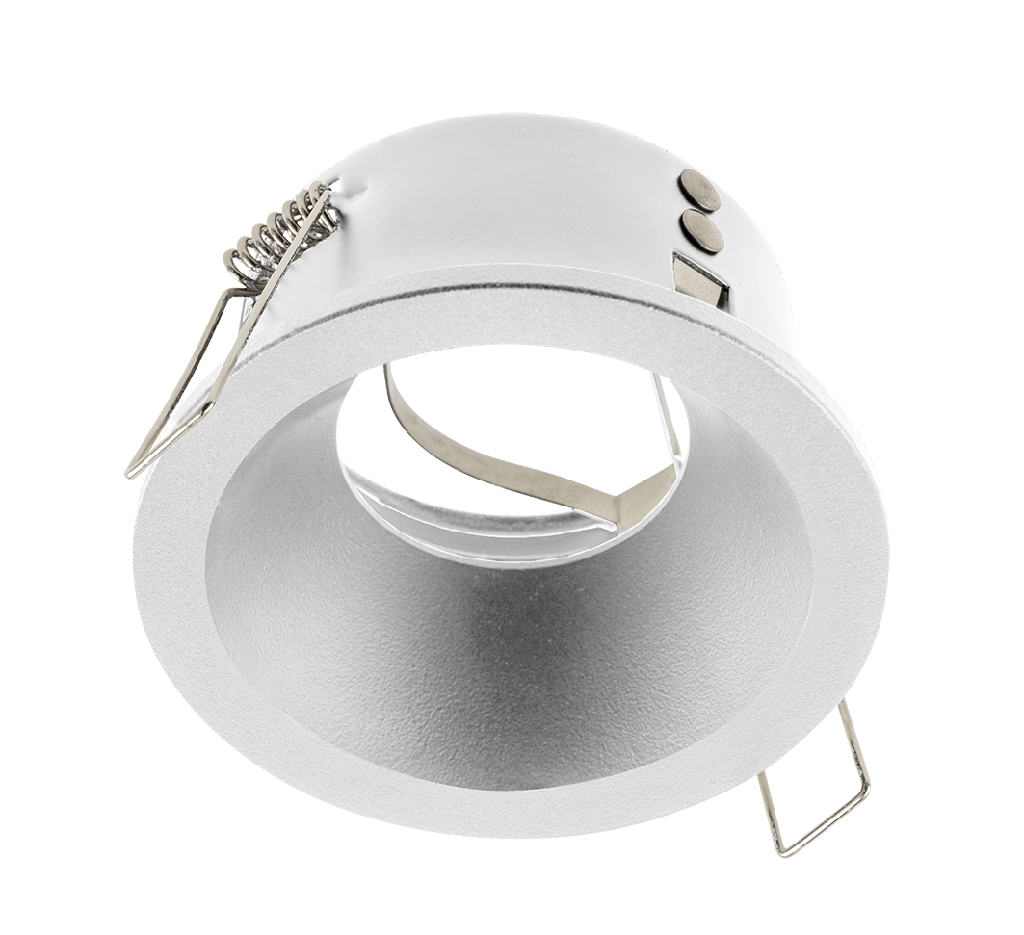 Світильник врізний точковий GTV ELVA, IP54, Ø85x45mm, білий (OP-ELVAOBB-10)