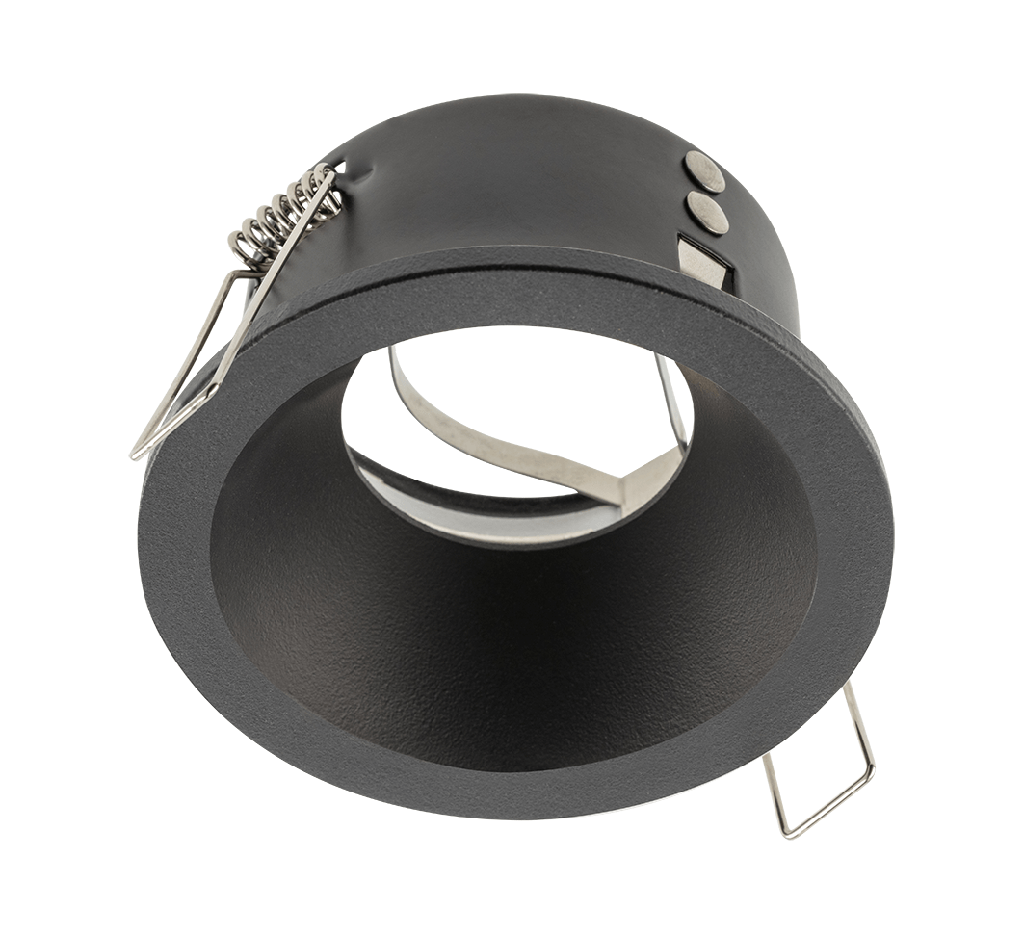 Світильник врізний точковий GTV ELVA, IP54, Ø85x45mm, Чорний (OP-ELVAOCC-00)