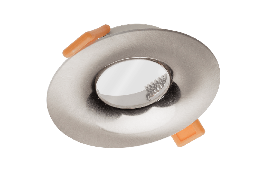 Світильник врізний точковий GTV ALESSIO, IP54, круглий, срібний (OP-ALSOK-52)