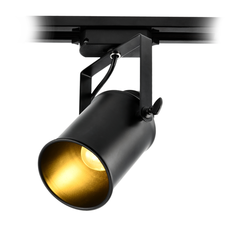 Світильник трековий GTV decor DEMIR, E27, IP20, однофазний, чорний (XLD-DEMI-10-DEC)