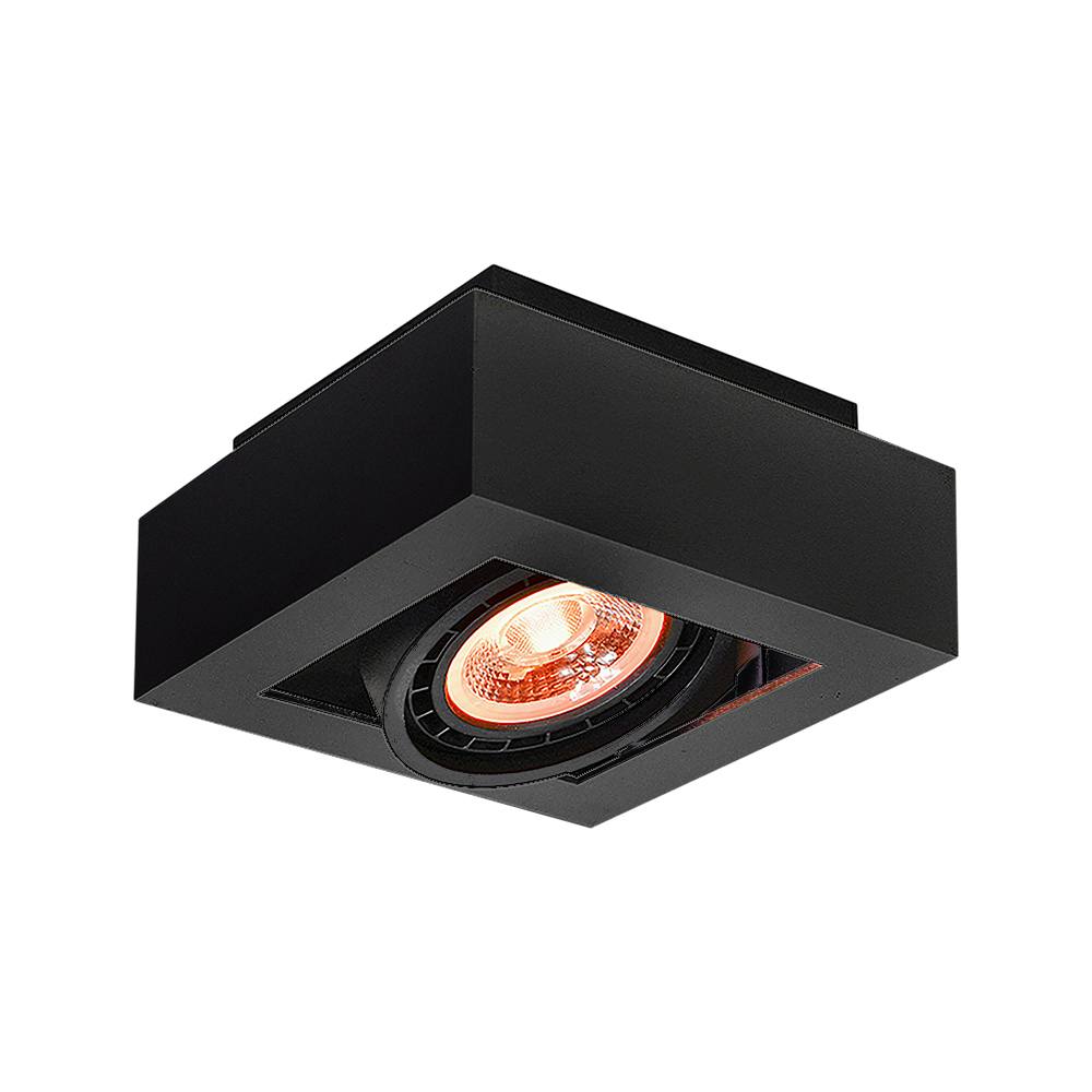 Світильник GTV decor LOID, IP20, GU10, ES111, Чорний (OS-LOID-GU10-10-DEC)