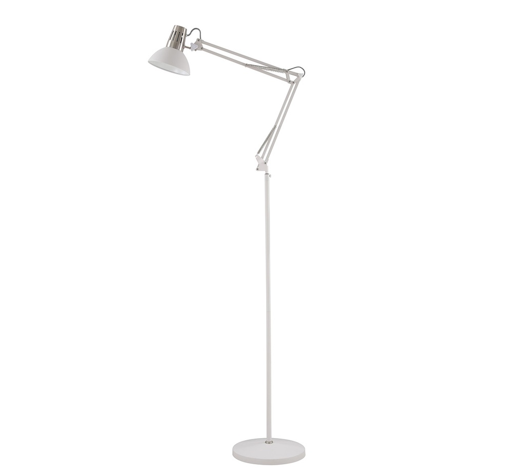 Торшер GTV decor ARTEMIA, 1xE27, max.40W, IP20, Ø16,3cm, білий (LP-ART-F-E27-00-DEC)