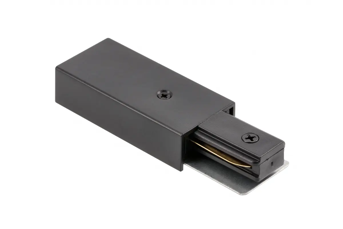 Наконечник живлення 1-фазний для шинопроводу GTV, чорний