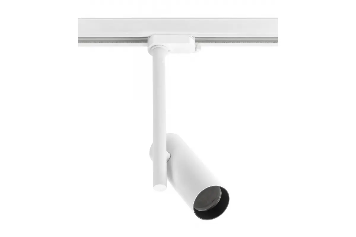 Світильник GTV трековий 1-фазний, GROSSO, GU10, max.20W, IP20, круглий, білий (XLT-GRSGU10OB-NB)