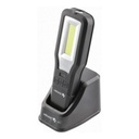 Лампа світлодіодна ліхтарик Hogert з зарядною основою магніт USB (HT1E408)