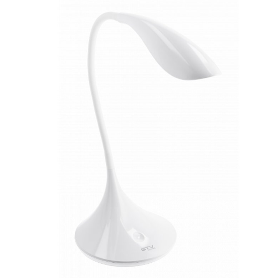 Настільна лампа GTV Halley 8W, 4000K, Білий, працює від power bank (LB-HAL8W-00-DEC)