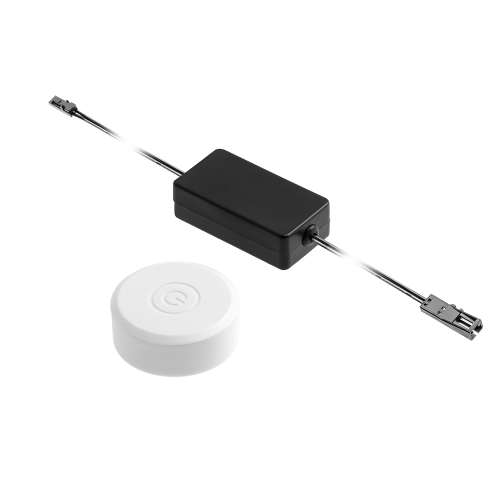 [6_21613] Вимикач-димер GTV дистанційний сенсорний безпровідний з регулюванням яскравості Білий (AE-WDBP1-10N)