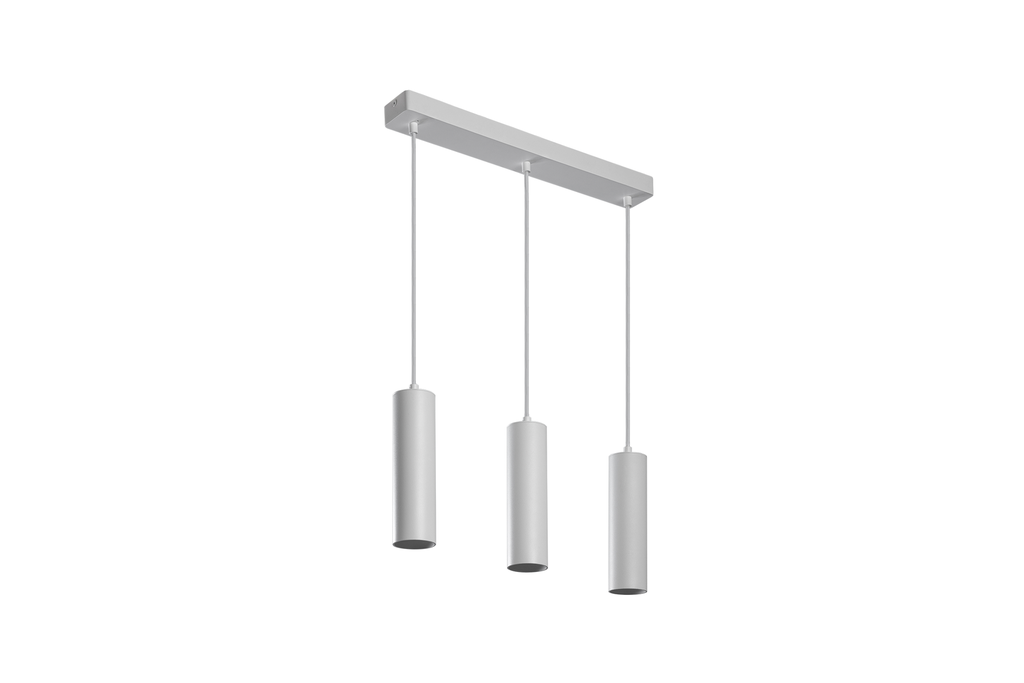 Світильник підвісний люстра GTV TRESOS II, 3xGU10, алюміній, IP20, max.3x20W, білий (OS-TRESD320W-10)