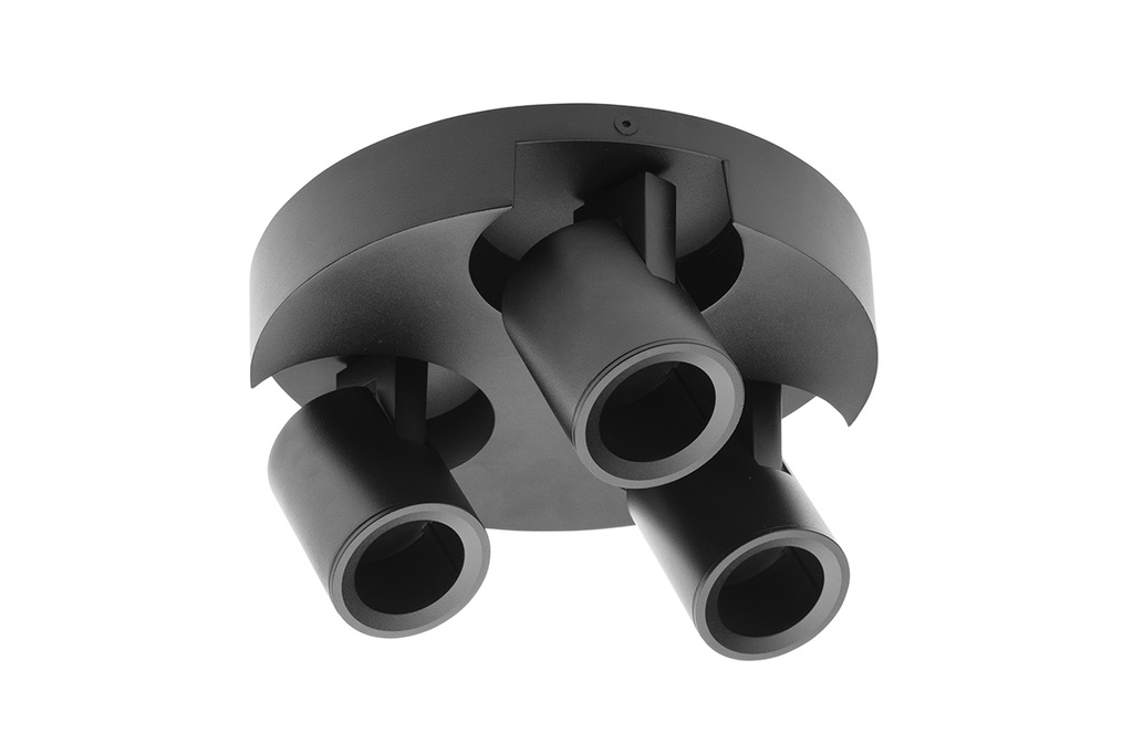 Світильник поворотний GTV BLINK II, GU10, max.20W*3, IP 20, потрійний, чорний (OS-BLND50W3-00)