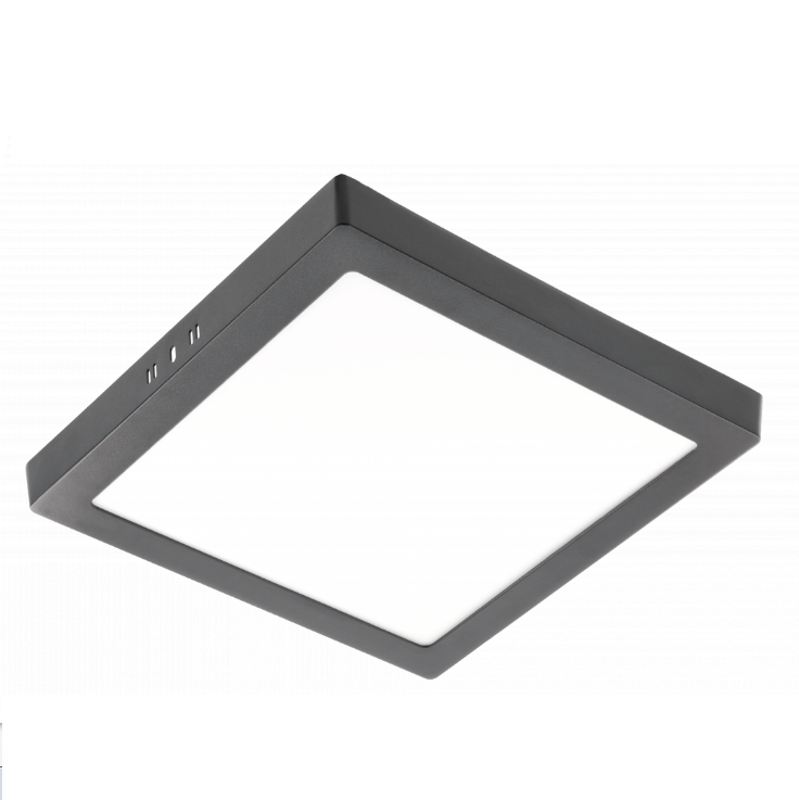 Світильник LED GTV MATIS PLUS, 24W, 120°, 4000K, IP20, накладний, чорний (LD-MAN24W-NBP-10)