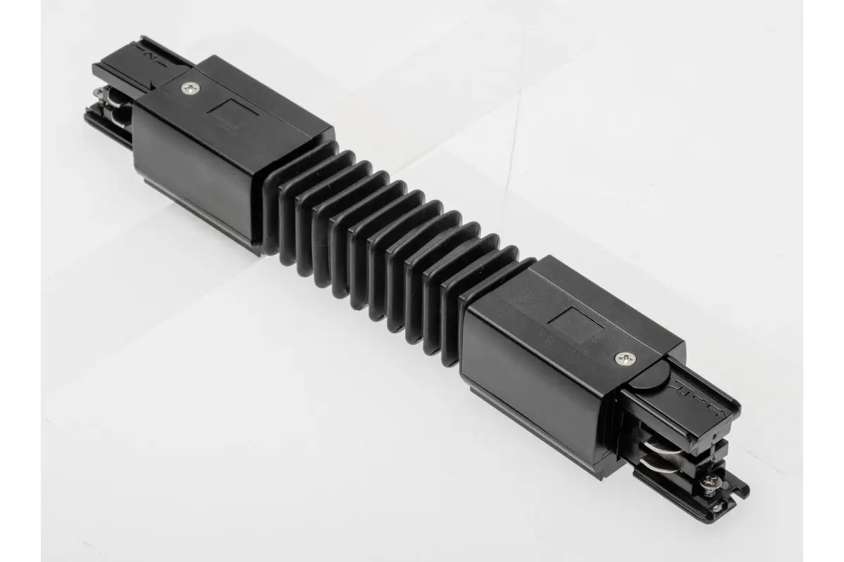 З'єднувач рухомий  для шинопроводу GTV (3-фазний), 249мм, чорний