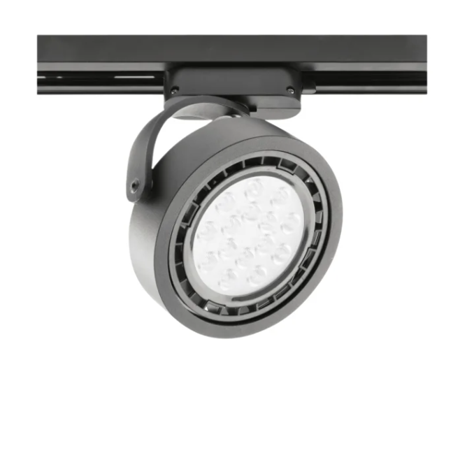 Світильник GTV ETNA, 1-фазний, ES111, max.20W, IP20, чорний (XLT-ETNAES111-10)