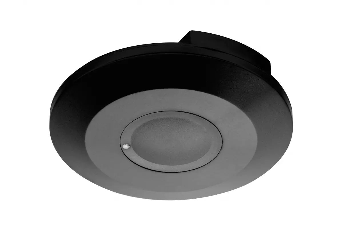 Датчик руху мікрохвильовий GTV CM-3 MINI, MAX.2000W, IP20, 360⁰, дальність 1-8м, чорний