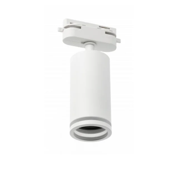 Світильник GTV трековий 1-фазний, SOLIS, GU10, max.20W, IP20, круглий, білий (XLT-SOL-GU10-00)