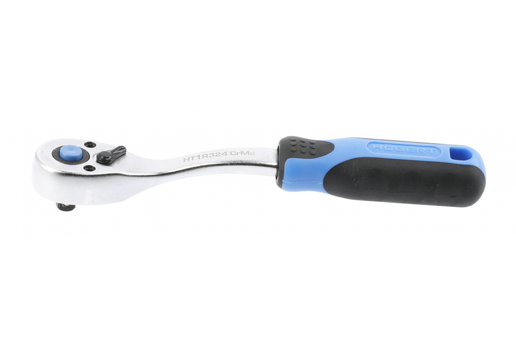 [6_22559] Тріскачка вигнута HOEGERT (HT1R324) з кнопкою 1/4" 72 зубця