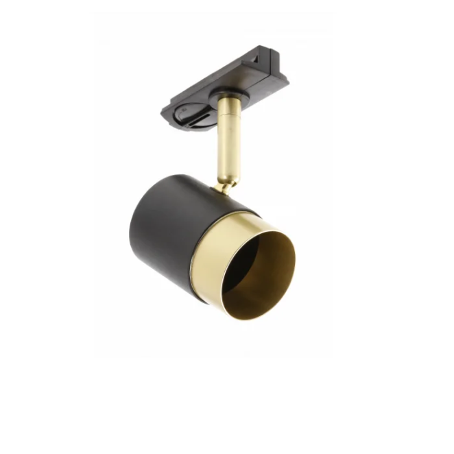 Світильник GTV трековий 1-фазний, ORIO, GU10, max.20W, IP20, круглий, чорний (XLT-ORI-GU10-10)