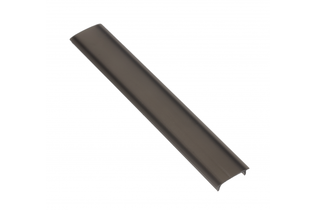 Розсіювач (кришка) для профілю GTV GLAX, чорний, 3 м