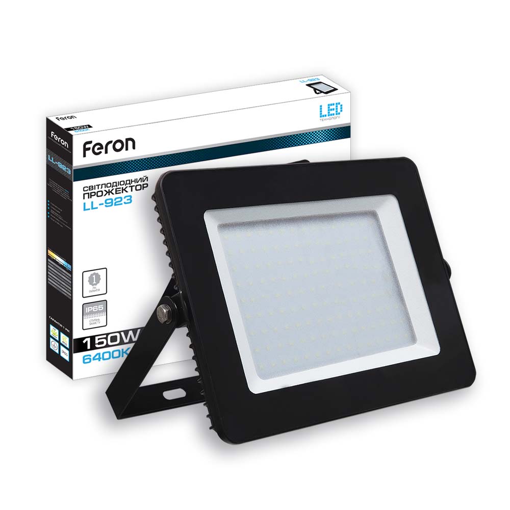 Світлодіодний прожектор Feron LL-923 150Вт 6400K чорний