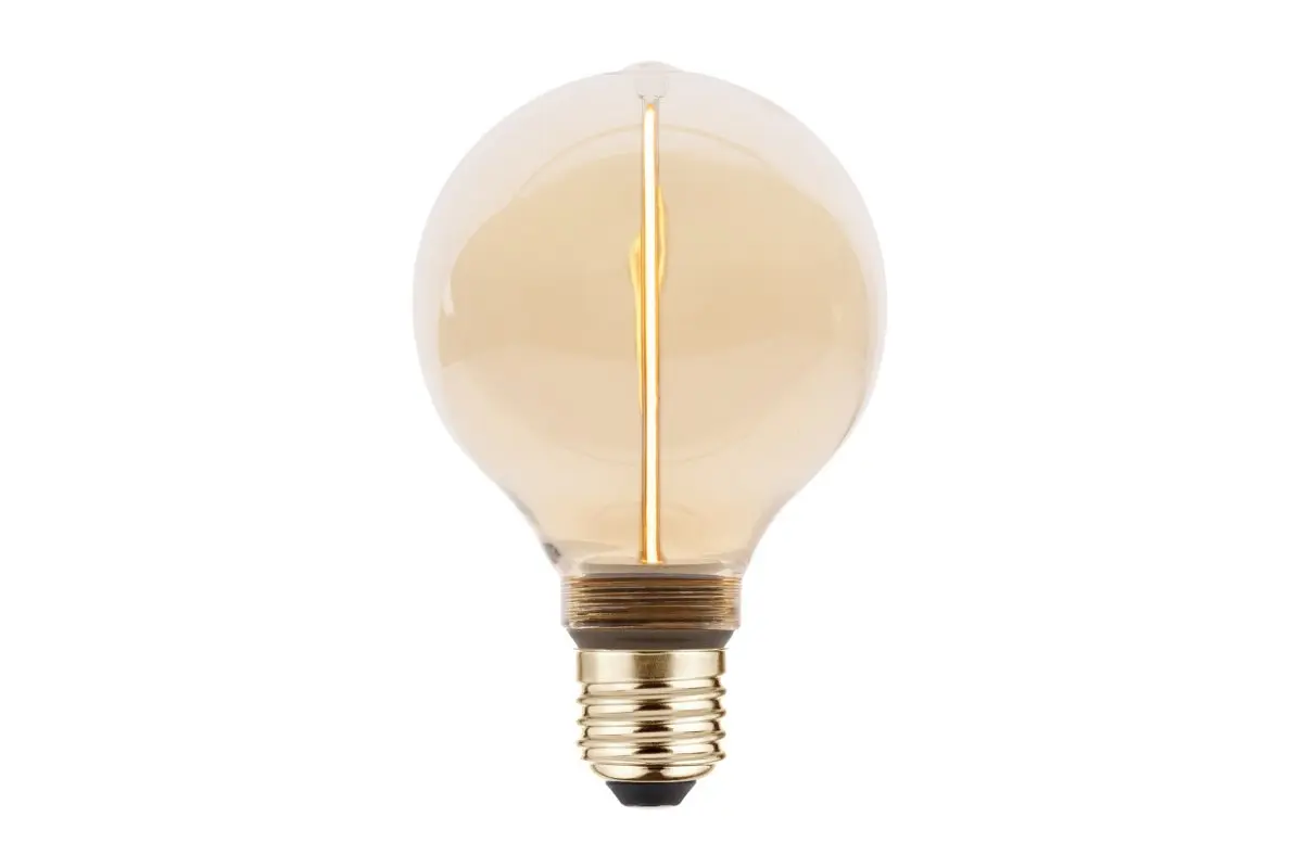 Лед лампа GTV Filament SLIM, G95, E27, 2W, 1800K, AC220-240V, 320°