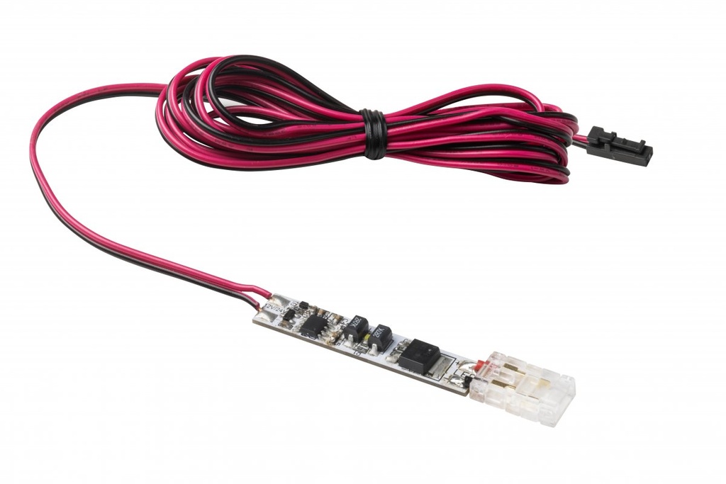 Вимикач сенсорний для профілю, димований GTV макс. 36-72 Вт, DC12-24В, IP20, з'єднувач COB, кабель mini AMP 2м