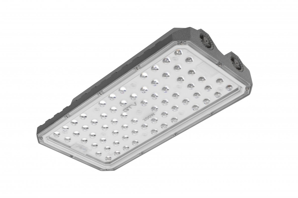 Прожектор світлодіодний модульний GTV STERN, 200 Вт, 30000 лм, 4000K, AC200-250В, IP66, IK10, ENEC