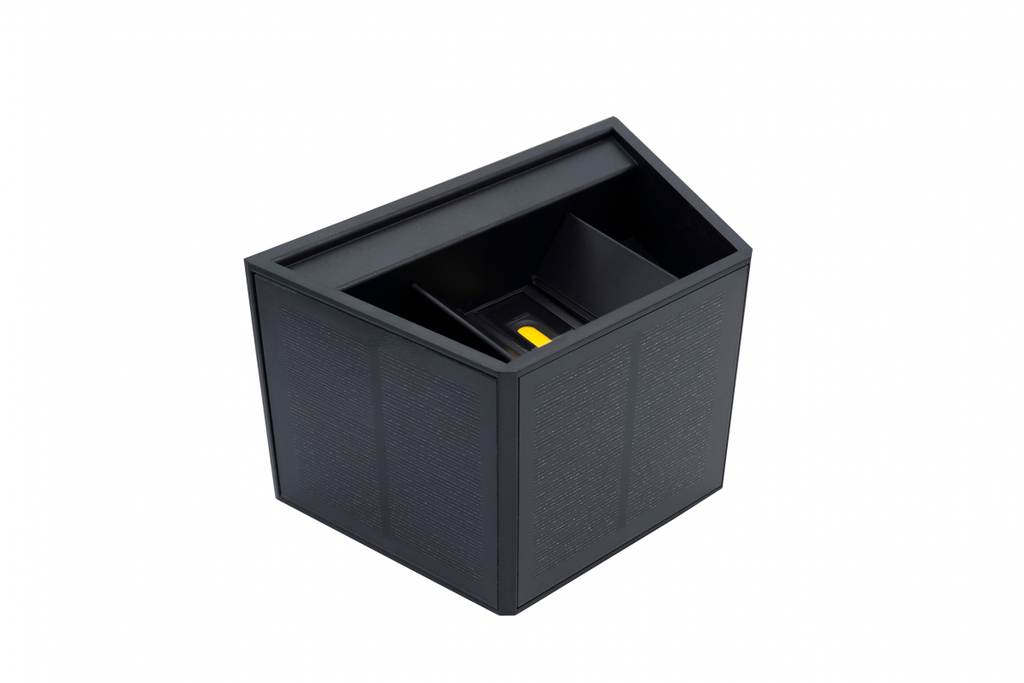 Фасадний світильник на сонячних батареях GTV VULOS, LED, 36Lm, 4000K, 1500mAh, IP54, регульований кут нахилу