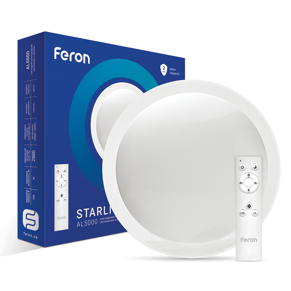 [5905] Світлодіодний світильник Feron AL5000 STARLIGHT 36Вт